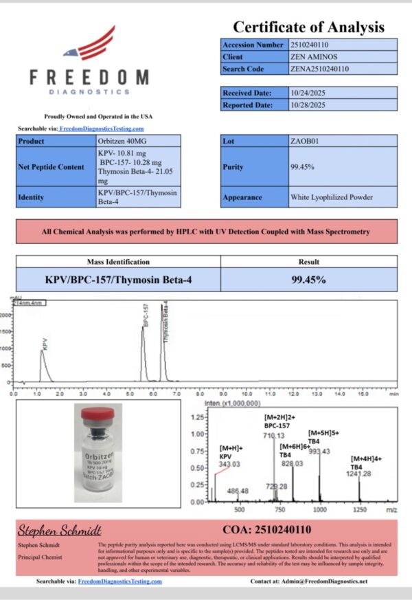 Orbitzen 40 - Orbitrex Peptides